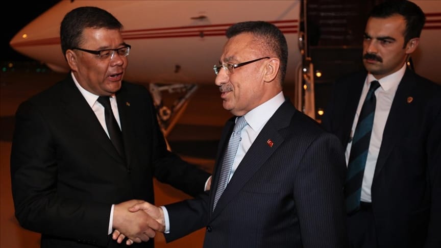 Türkiýäniň wise-prezidenti Aşgabada geldi