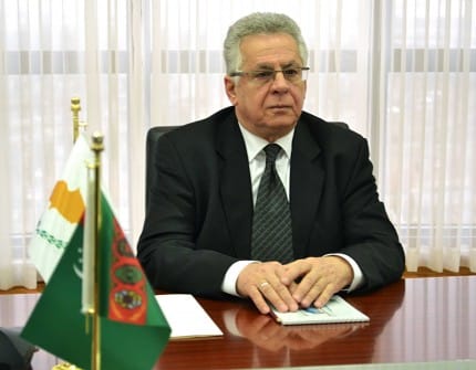 Туркменистан аккредитовал посла Кипра