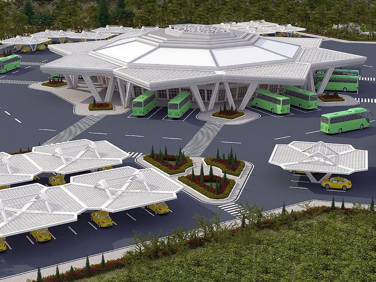 Construction of a passenger car terminal in Dashoguz entered the final stage