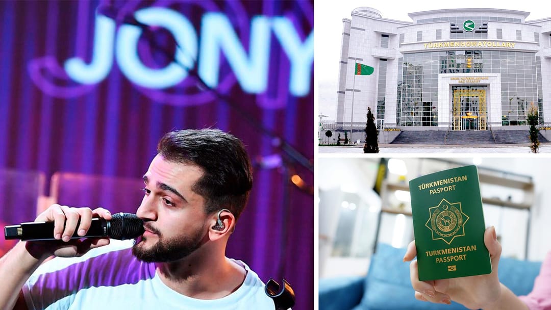 Jony, Dima Bilan, Nyusha and other stars will perform in Turkmenistan, the “Turkmenistan” Airlines will reduce prices for international flights by 30%, the Turkmen passport took 78th place in the rating of world passports and other news
