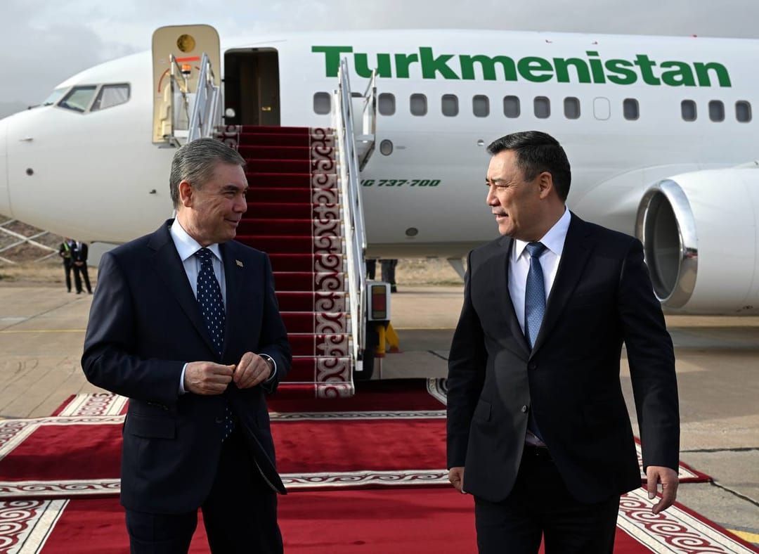 После визита в Казахстан Гурбангулы Бердымухамедов отправился в Кыргызстан