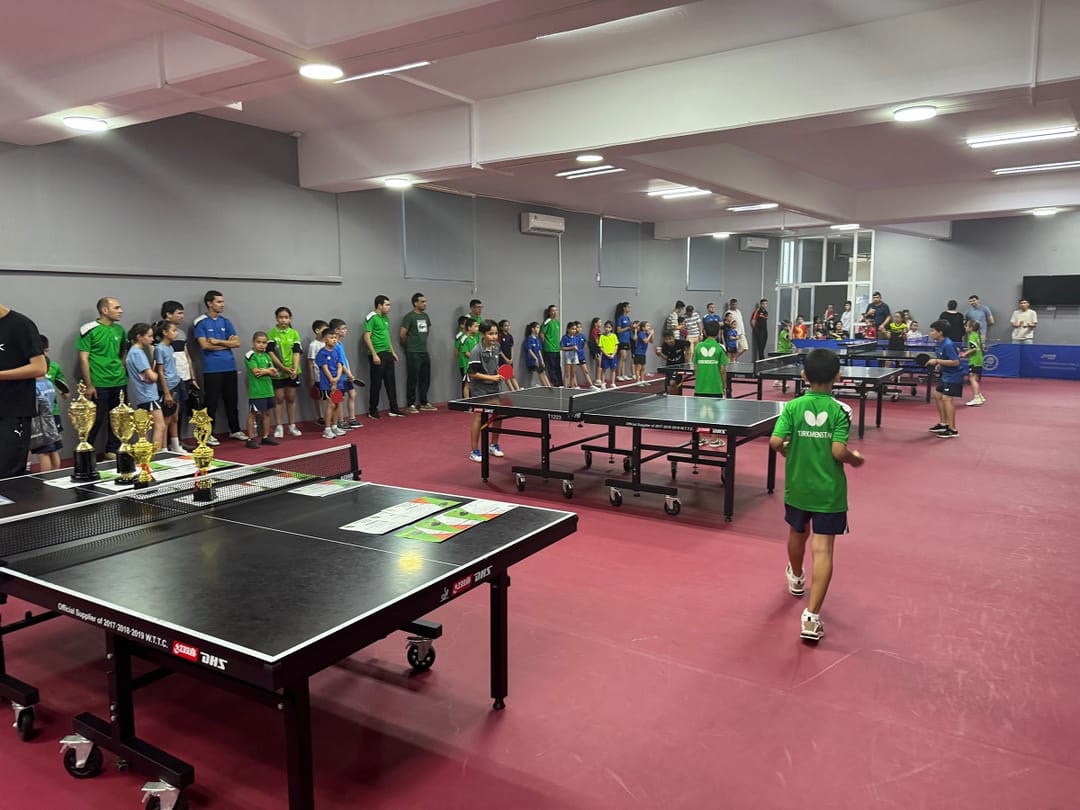 The Table Tennis Federation of Turkmenistan held a tournament for young talents