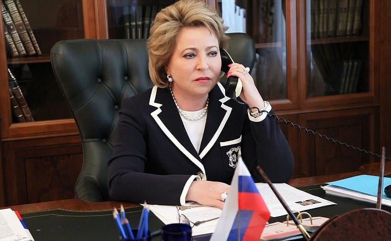 Gurbanguly Berdimuhamedow Russiýanyň Federal Ýygnagynyň Federasiýa Geňeşiniň Başlygy bilen telefon arkaly söhbetdeşligi boldy