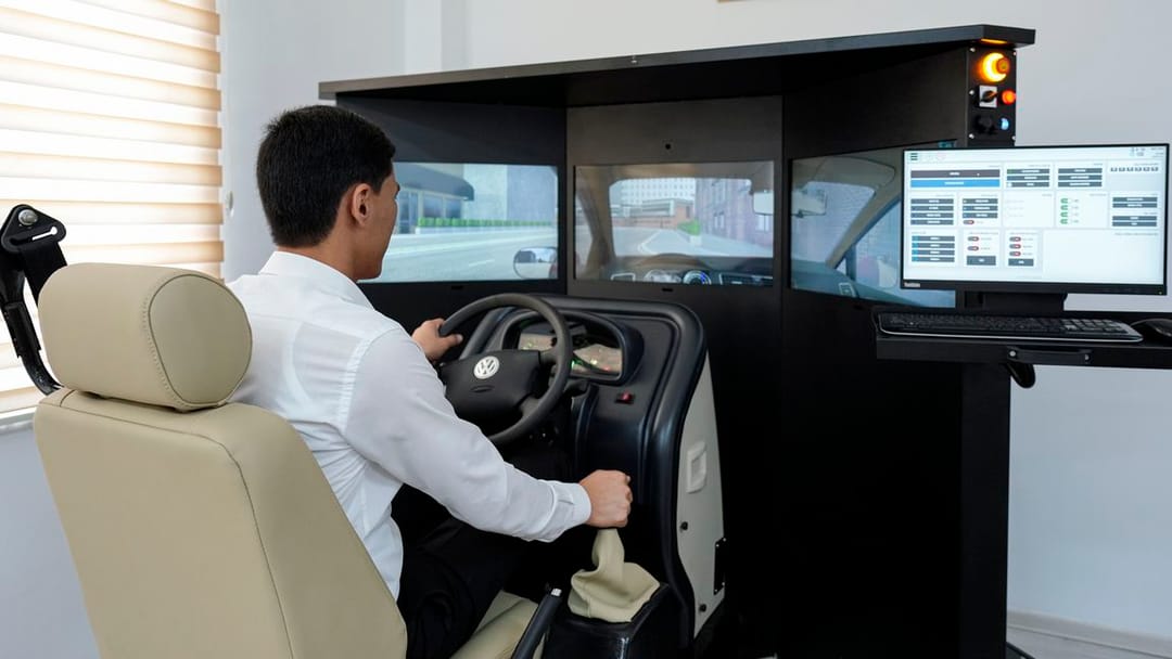 «Türkmenawtoulaglary» agentliginiň Awtomobil mekdepleriniň birleşigi sürüjilik simulýatorlarynyň peýdaly we zyýanly taraplaryny düşündirýär