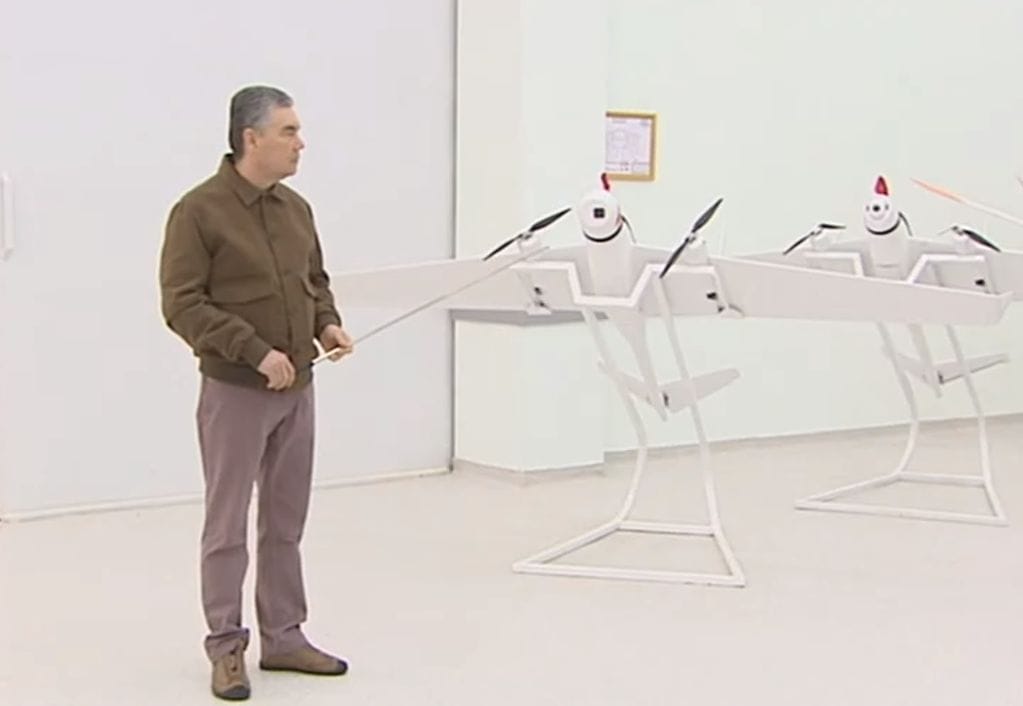 The President of Turkmenistan visited the Center for unmanned aerial vehicles