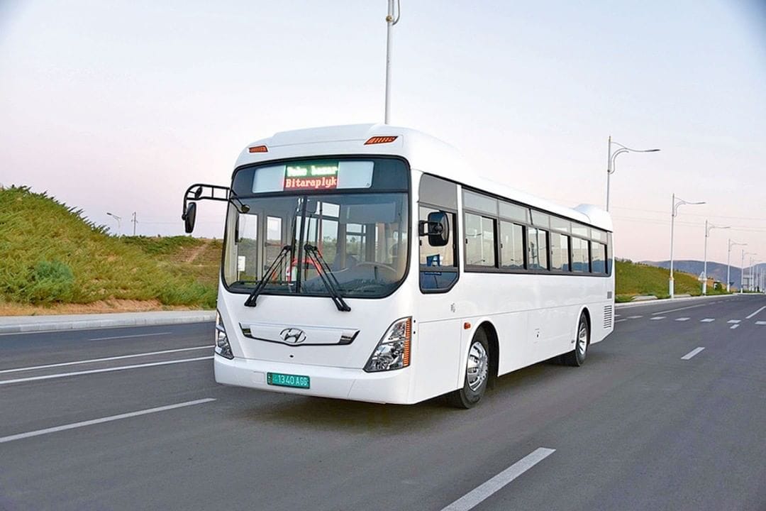 В Ашхабаде автобусы маршрута №75 изменят схему движения