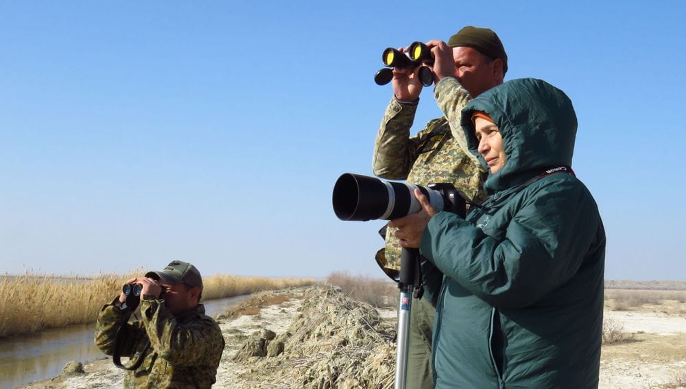 Baharden sınırlarında kışlayan kuşlar kayıt altına alındı