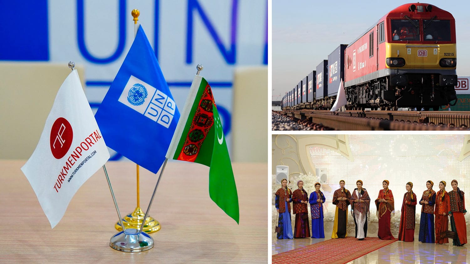 Turkmenportal signed a Cooperation Agreement with UNDP, a train with auto parts from China will pass through the territory of Turkmenistan, fashion week ended in Ashgabat