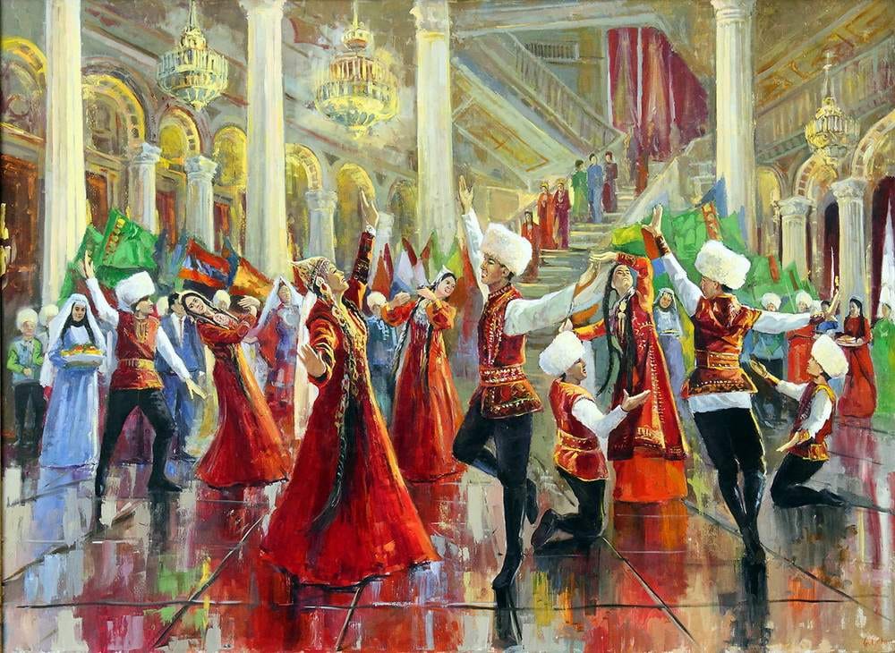 An exhibition of works by young artists has opened in the Ashgabat Museum