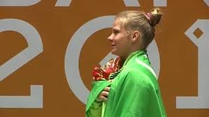 Yslam Raýdaşlyk oýunlarynyň altyn medalynyň eýesi Polina Gurýewa agyr atletika boýunça Türkmenistanyň çempiony boldy