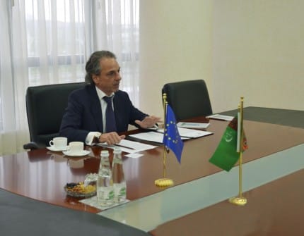 В МИД Туркменистана принят Посол ЕС 