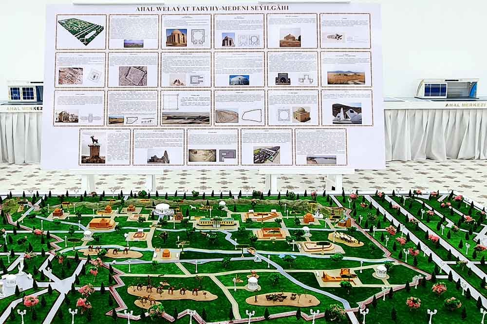 «Sport ýyldyzy» Ahal welaýatynyň täze merkezinde «Ahal» monumentini gurar