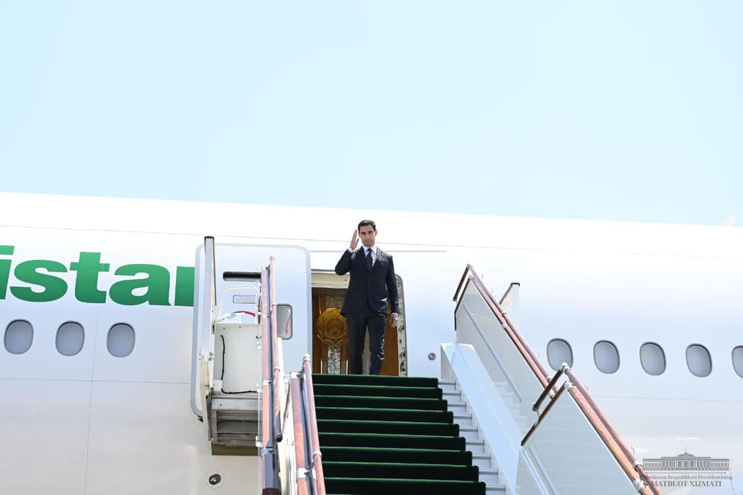 Serdar Berdimuhamedov arrived in Tashkent