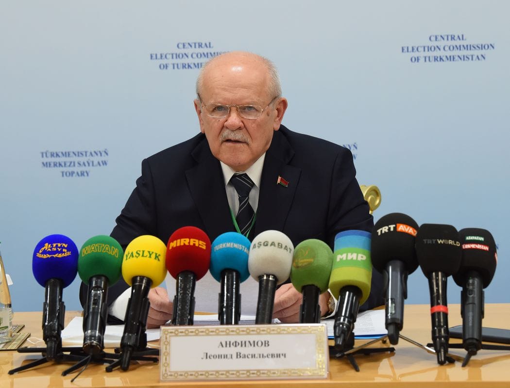 GDA-nyň Synçylar toparynyň ýolbaşçysy Türkmenistandaky Prezident saýlawlarynyň geçirilişine ýokary baha berdi