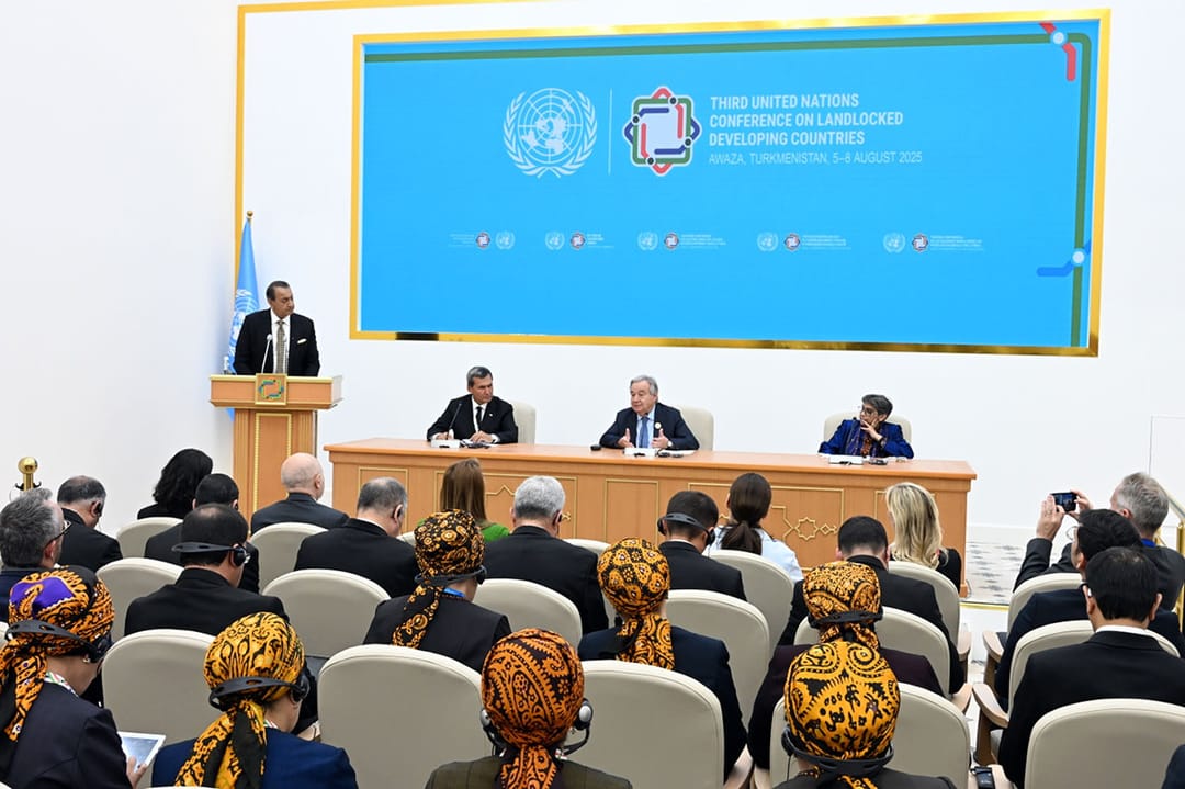 BMG-niň Awaza maslahaty: birinji günüň netijeleri boýunça brifing geçirildi