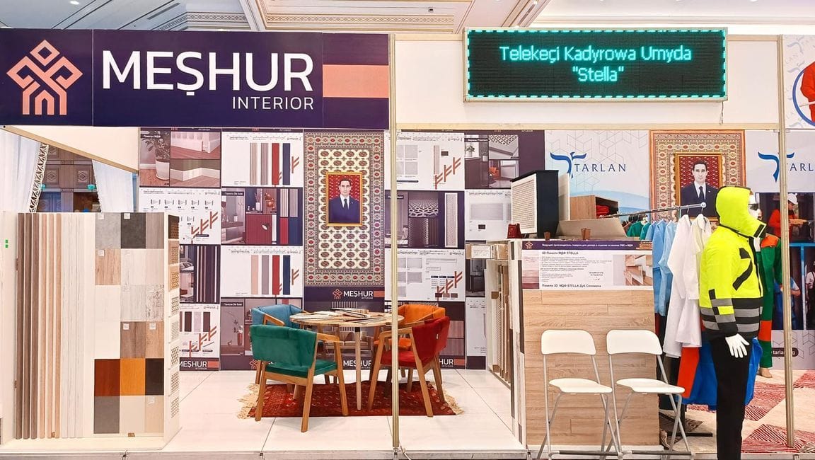 Russiýanyň «Stella» haryt nyşany Türkmenistanyň ykdysady üstünlikleriniň sergisine gatnaşdy