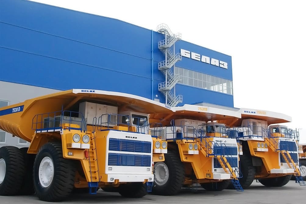 «BelAZ» 2022-nji ýylda 1 milliard dollarlyk önümini eksport etdi