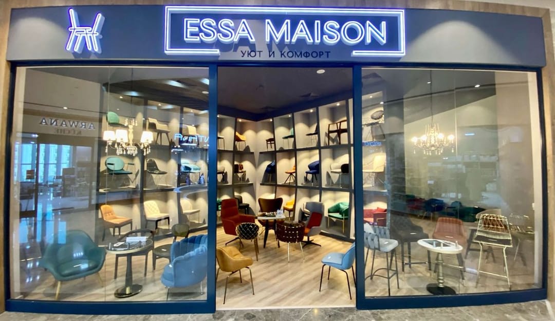Магазин Essa Maison в Ашхабаде представляет эксклюзивные стулья и кресла европейского качества