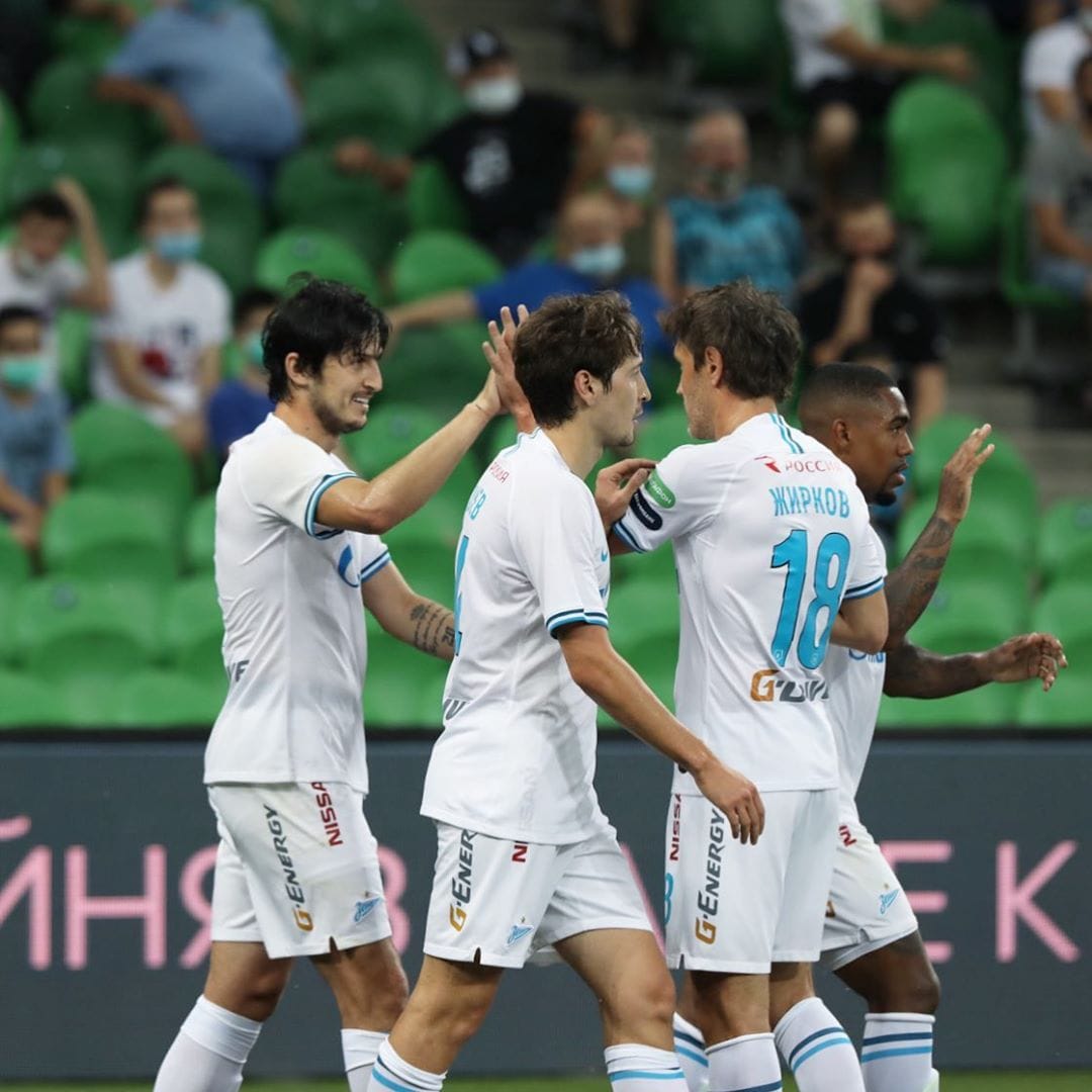 «Зенит» обыграл «Краснодар» и досрочно стал чемпионом России по футболу