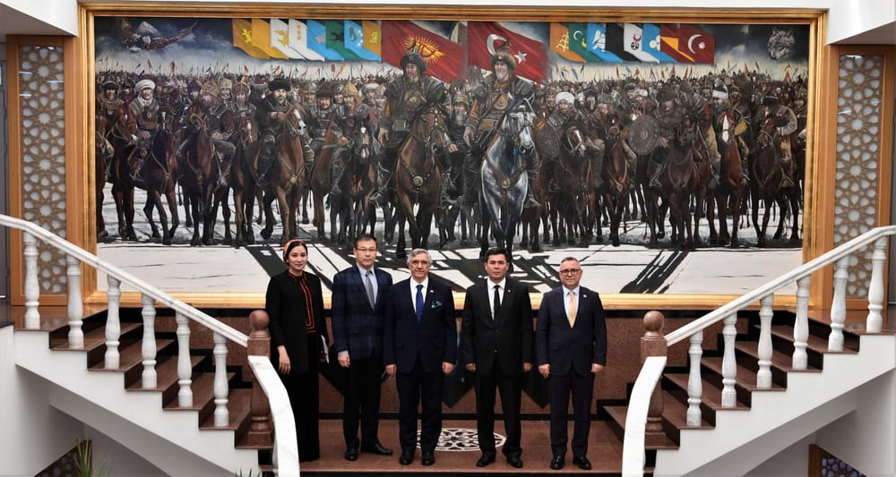 The Ambassador of Turkmenistan to Kyrgyzstan met with the rector of “Manas” University