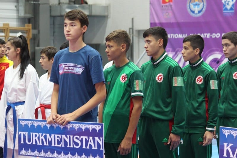 The WKF Karate Championship with the participation of the national team of Turkmenistan started in Bishkek