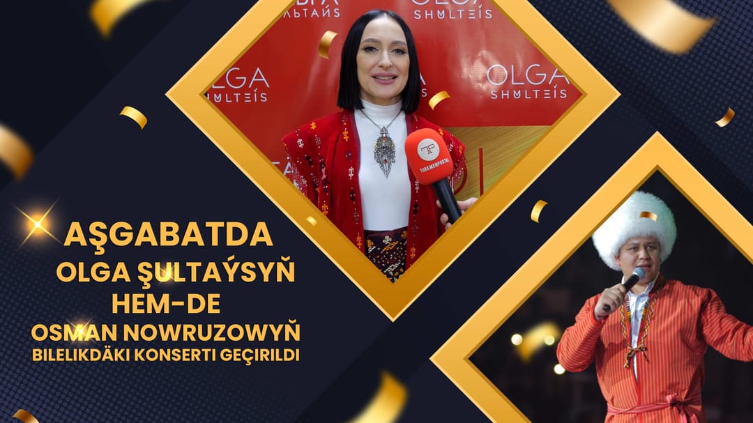 Aşkabat'ta Olga Shultais ve Osman Nowruzov'un ortak konseri düzenlendi