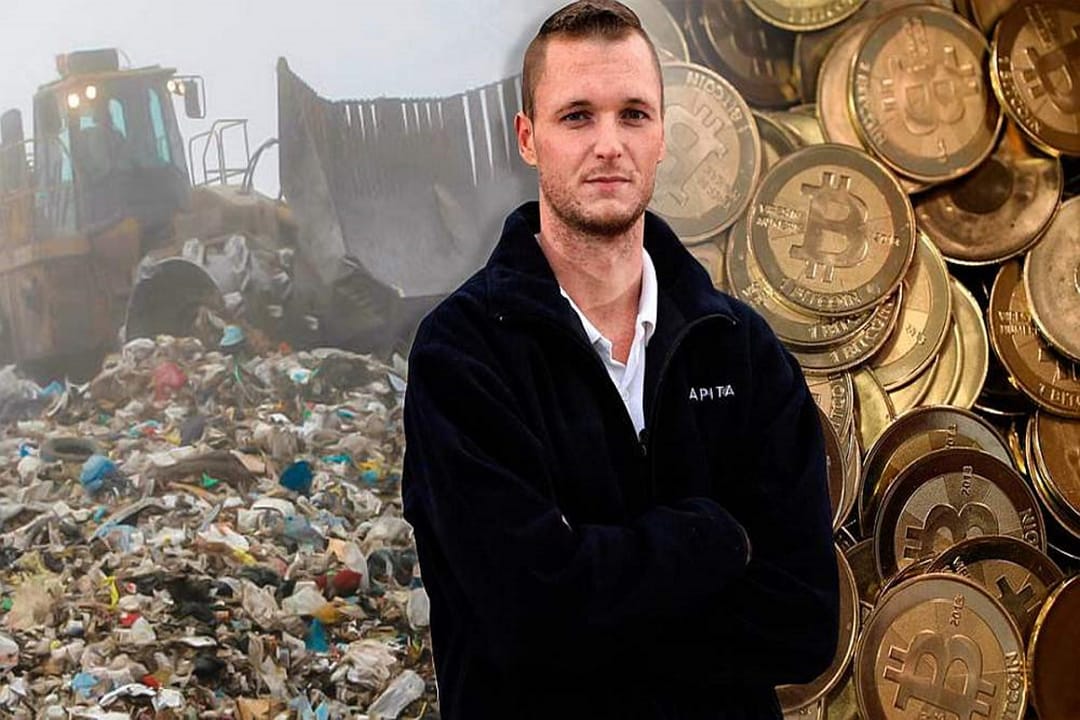 Bitkoinli diskini ýitiren britaniýaly zibilhanany satyn almakçy bolýar