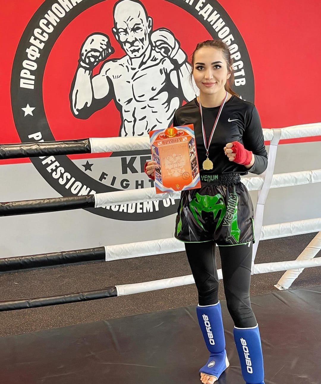 Turkmen sportswoman won a silver at international pankration tournament
