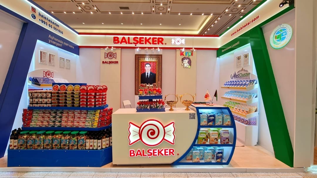 «Balşeker» kärhanasy önümlerini «Halkara söwda we hyzmatlar» atly sergi-ýarmarkada tanyşdyrýar