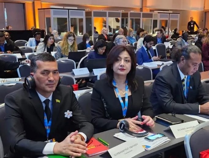 Gurbanmyrad Ashirov represented the parliament of Turkmenistan at the forum in Oslo