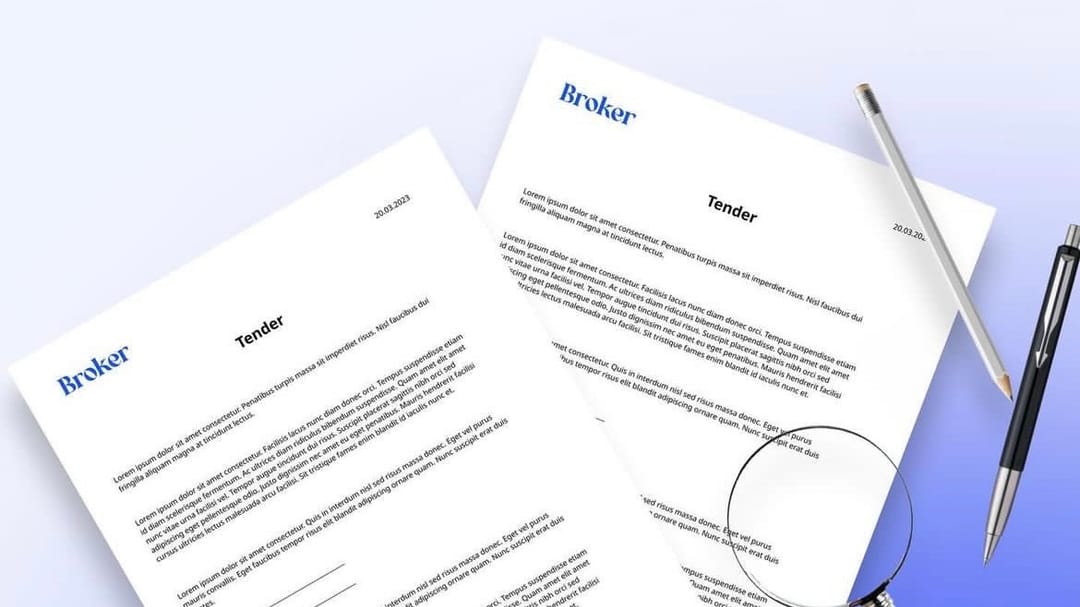 Broker mobile application: a new approach to tenders and auctions