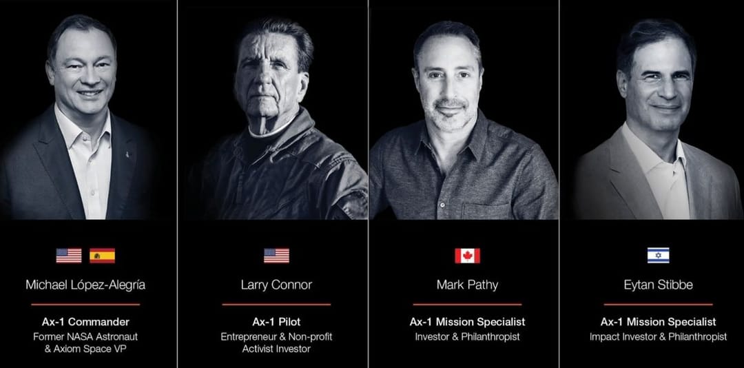 55 million dollara kosmosa gitjek ilkinji syýahatçylar belli  boldy 