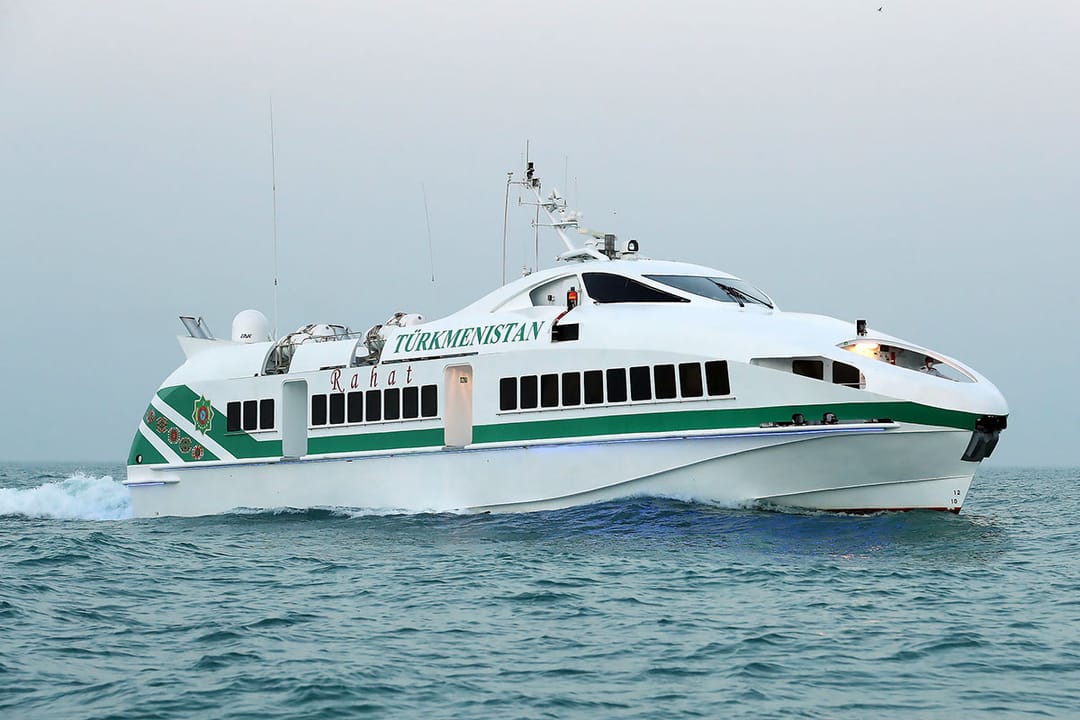 The Caspian Fleet of Turkmenistan has been replenished with a new Russian-made “Rahat” ship