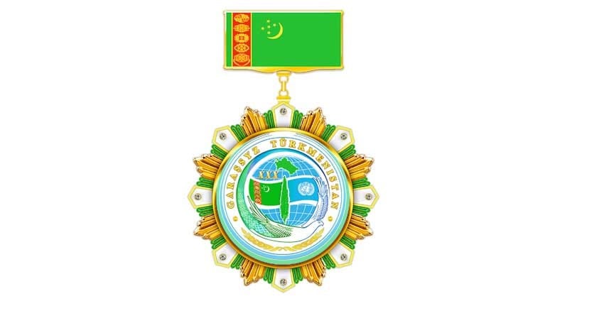 Türkmenistanyň Prezidentiniň «Türkmenistanyň Garaşsyzlygynyň 30 ýyllygyna» atly Türkmenistanyň ýubileý medaly bilen sylaglamak hakynda Permany