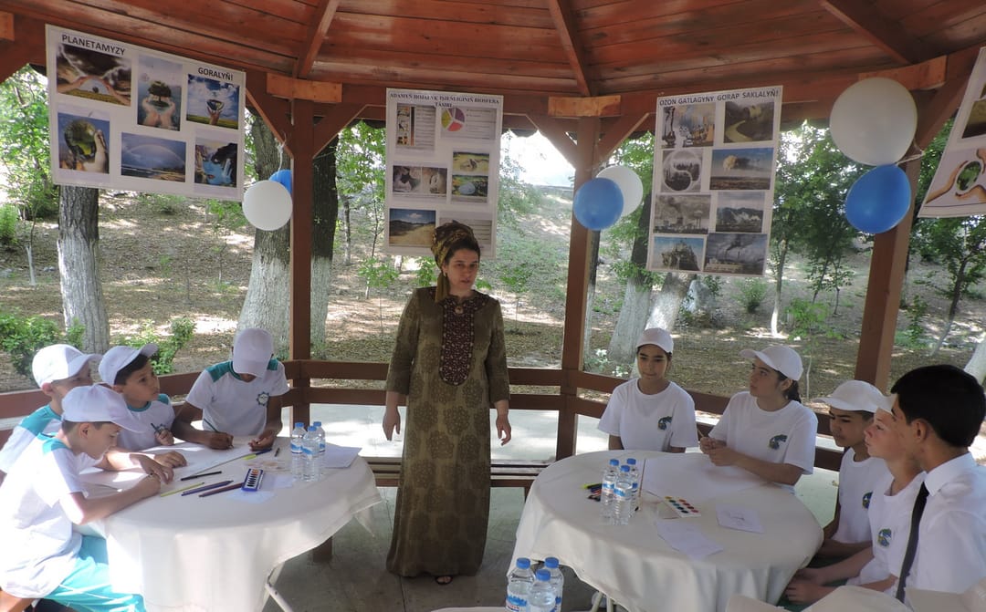 Всемирный день охраны окружающей среды отмечен в детском лагере Гёкдере