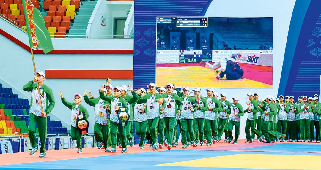 Türkmenistanly türgenler halkara ýaryşlarda on aýda 341 medal gazandylar