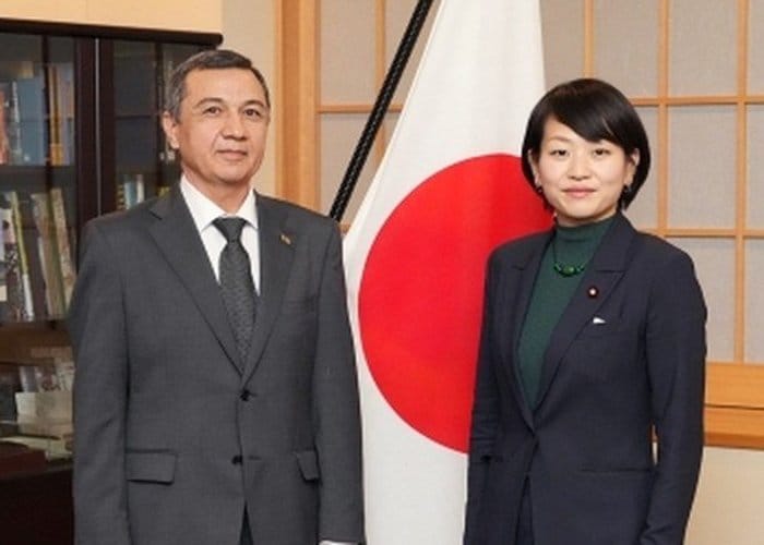 Türkmen ilçisi Ýaponiýanyň daşary işler ministrliginde kabul edildi