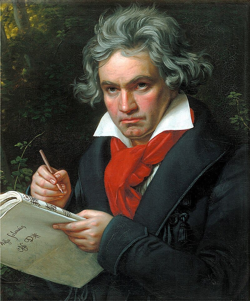 The great composer Beethoven had a low genetic predisposition to musicality