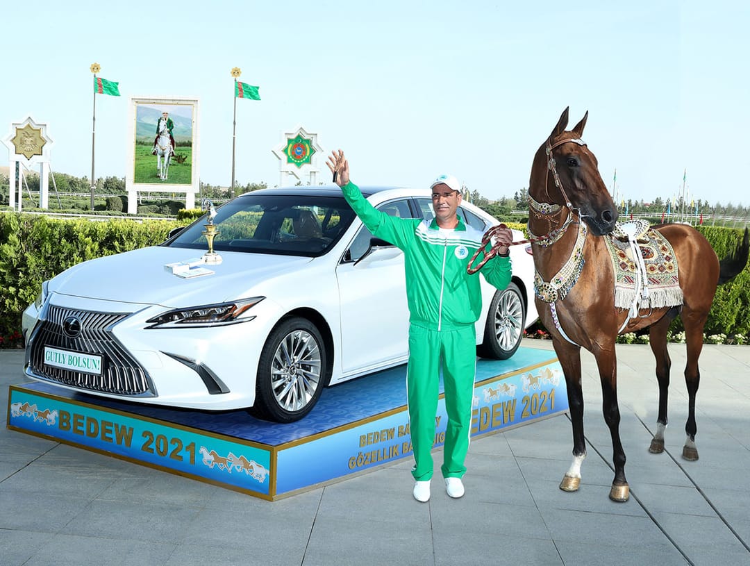 В Туркменистане выбрали самого красивого коня 2021 года