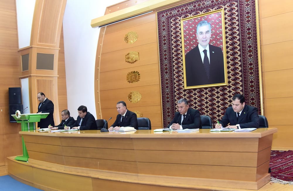 A reporting meeting on the oil and gas industry of Turkmenistan was held in Ashgabat