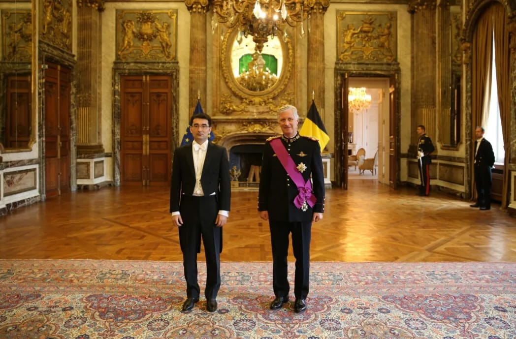 The Ambassador of Turkmenistan in Brussels presented his credentials to the King of Belgium