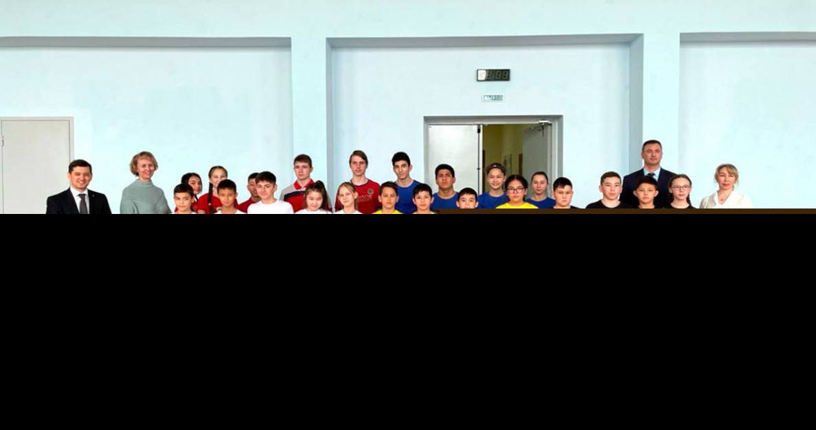 В школе им. Махтумкули Фраги Астраханской области стартовала неделя спорта