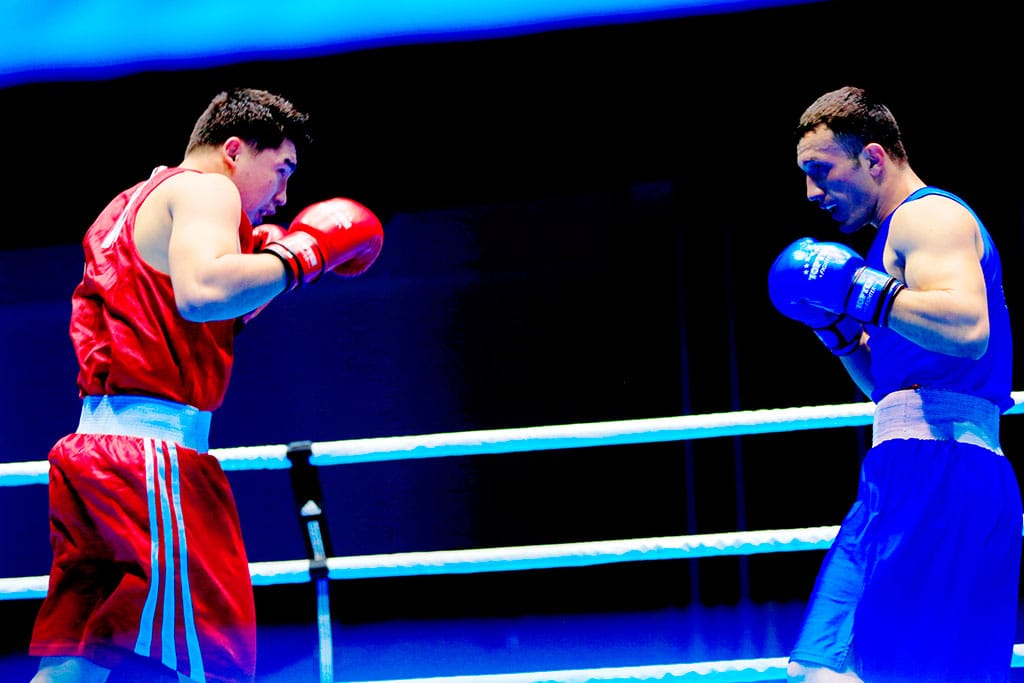 Hursand Imankuliev defeated Dmitry Deshkevich and reached the 1/16 finals of the World Boxing Championship