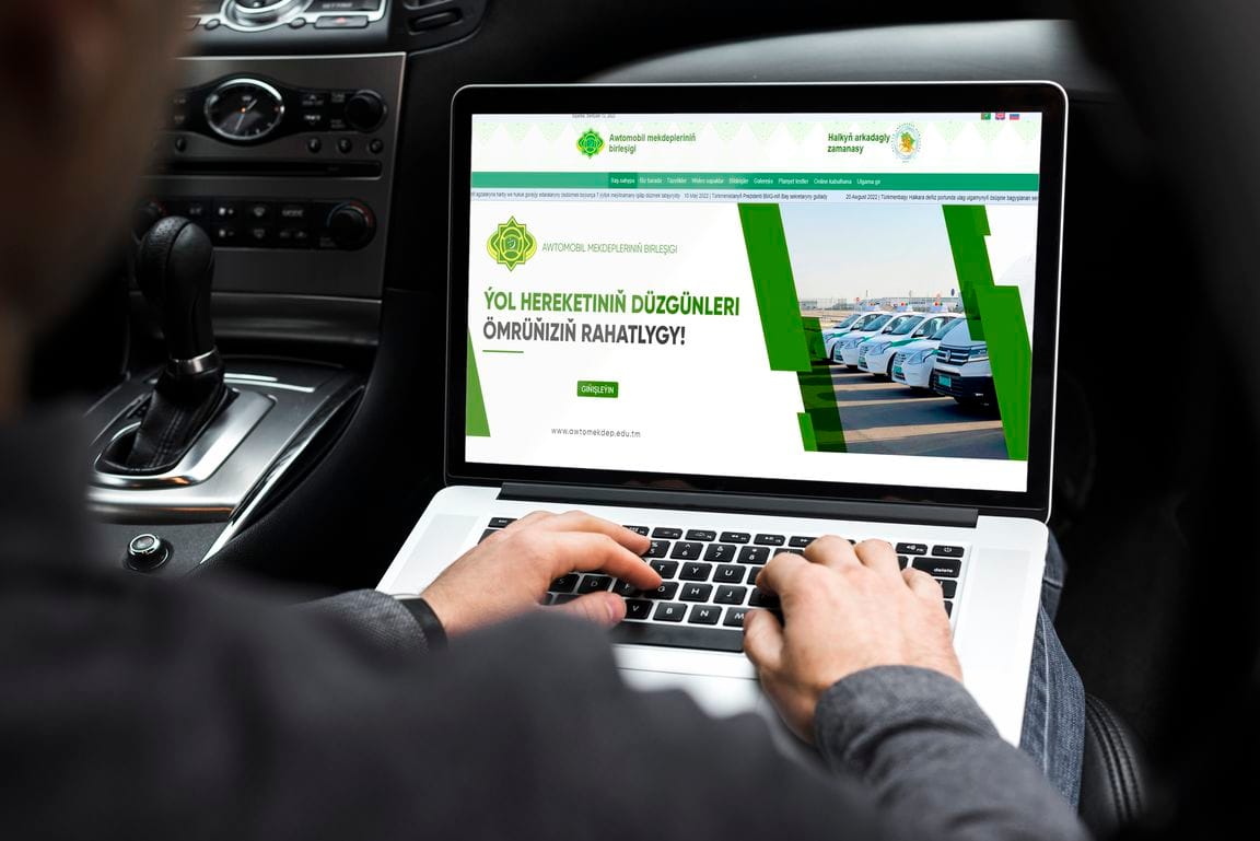 Awtomobil mekdepleriniň birleşiginiň web saýty ähli zerur maglumatlary ýetirýär