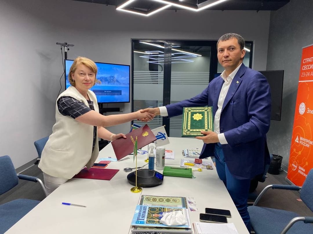 ХО «Aýdyň gijeler» и российский производитель электронной продукции «Микрон» запустят совместные проекты