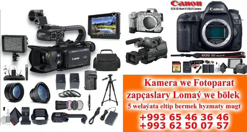 Kamera we Fotoapparat zapçaslary Lomaý we bölek