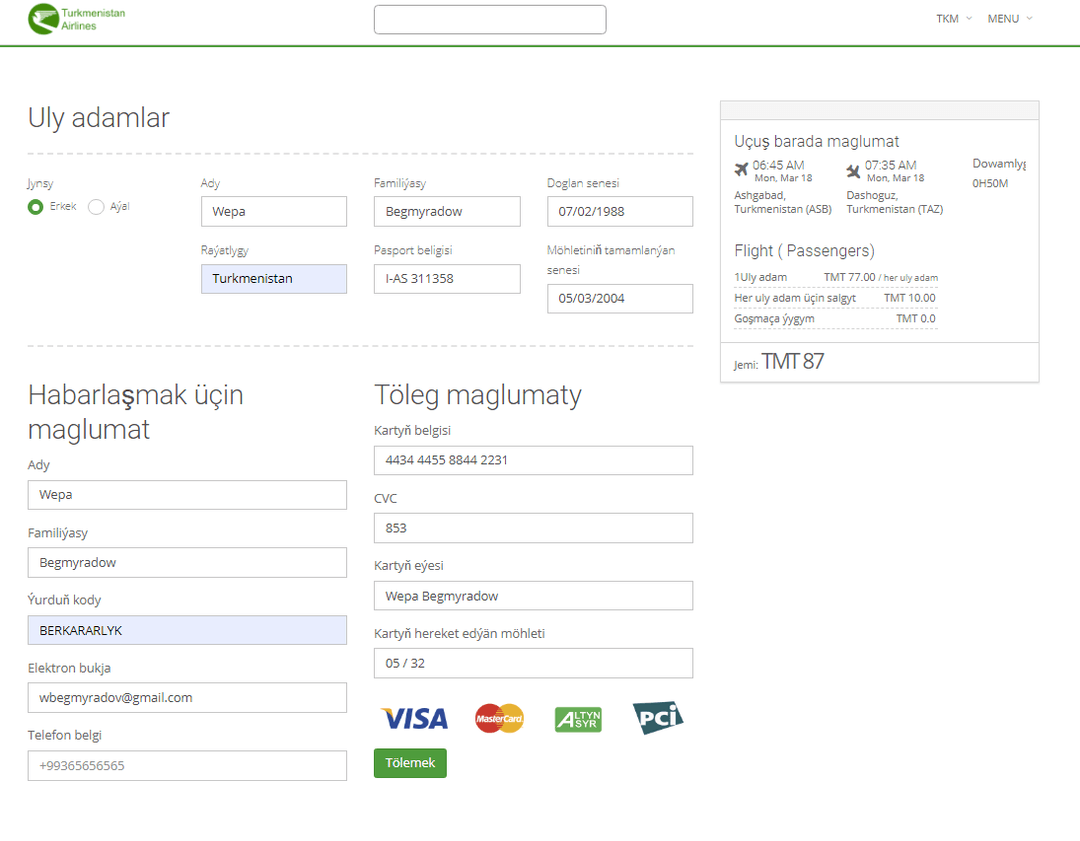 “Altyn asyr” bank kartlaryndan internet arkaly onlaýn tölegi nädip etmeli?
