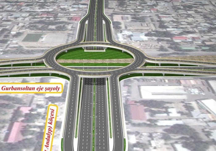 Масштабная реконструкция ашхабадских автомагистралей продлится до 2016 года