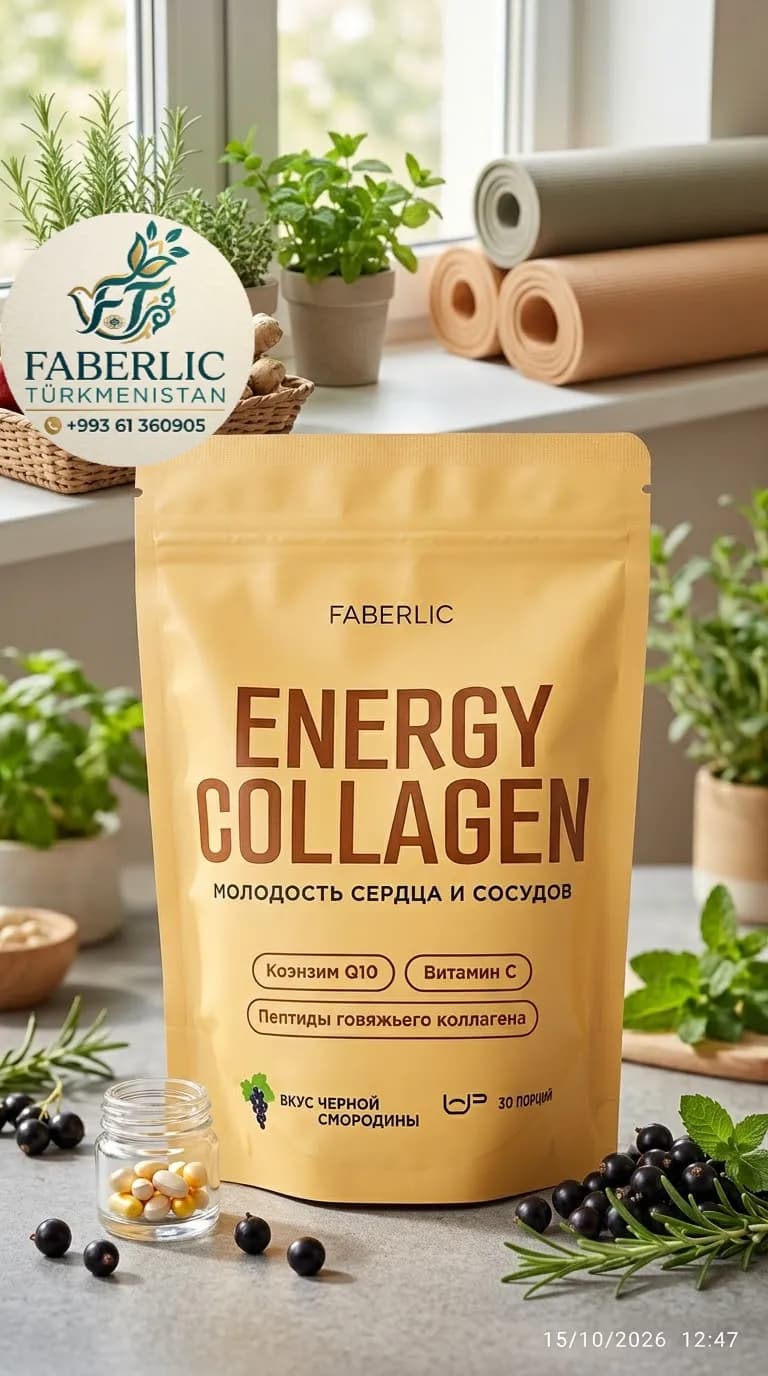 Energy Collagen Faberlic Türkmenistan poster
