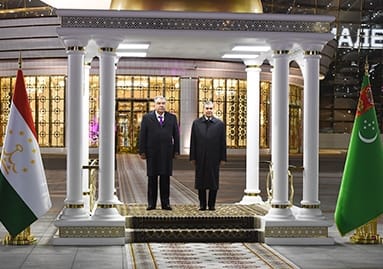 The President of Tajikistan arrived in Ashgabat to participate in the 15 ECO Summit
